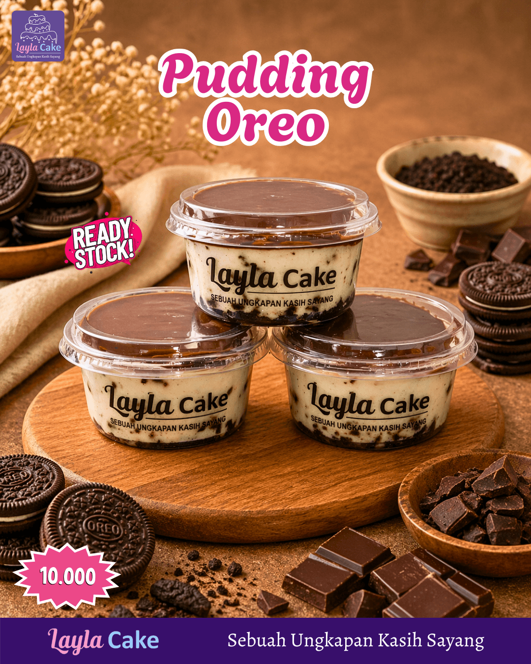 Pudding Oreo